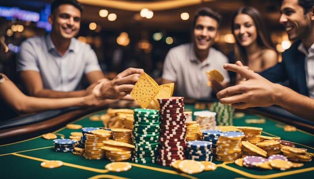 Friend playing Billionaire Casino