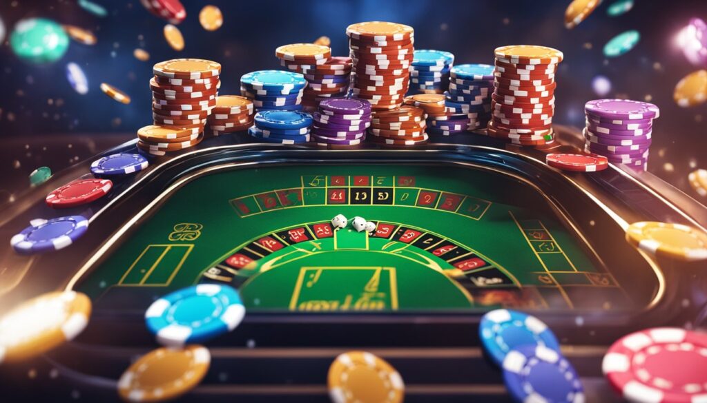 Roulette table full of Jackpot Crush Free Coins
