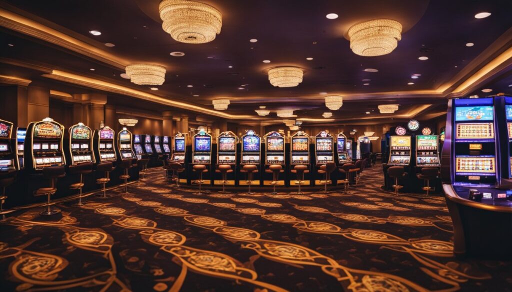 Casino hall representing my KONAMI Slots
