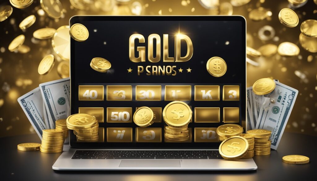 Screen with Gold Party Casino Free Coins