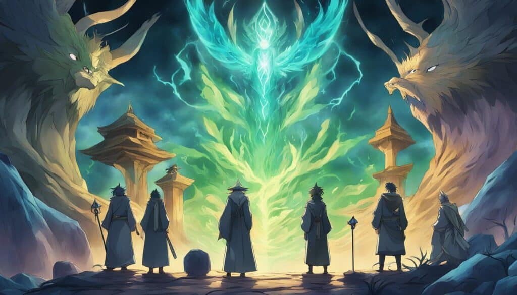Avatar the last airbender wallpaper featuring anime spirits and locations.