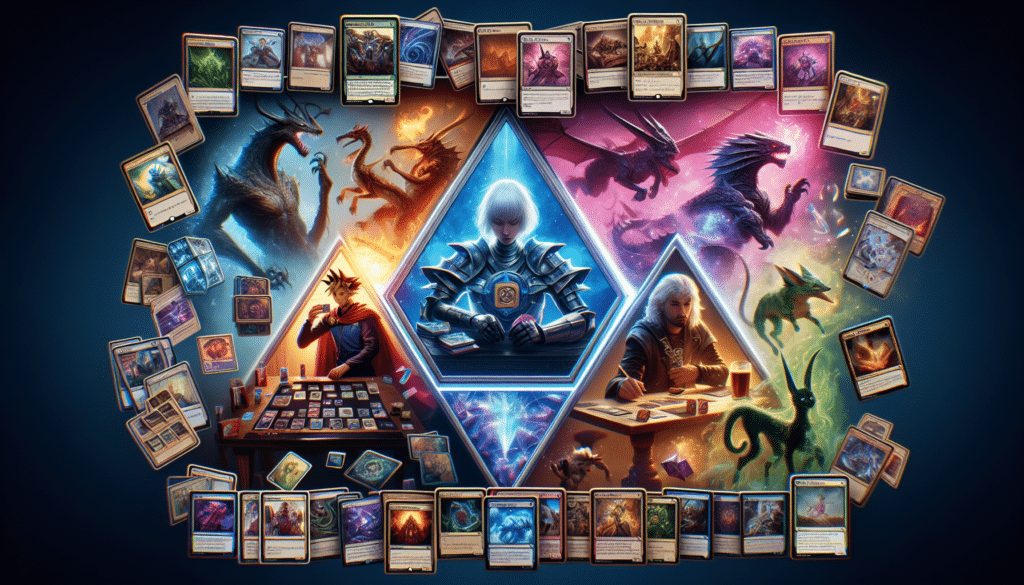 A Yugioh-like mobile card game boasting an expansive collection of cards.