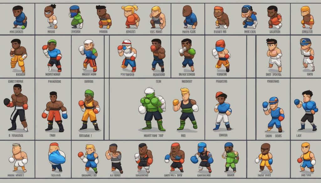 A Tier List ranking different boxing characters based on their unique Fighting Style in the Untitled Boxing Game.