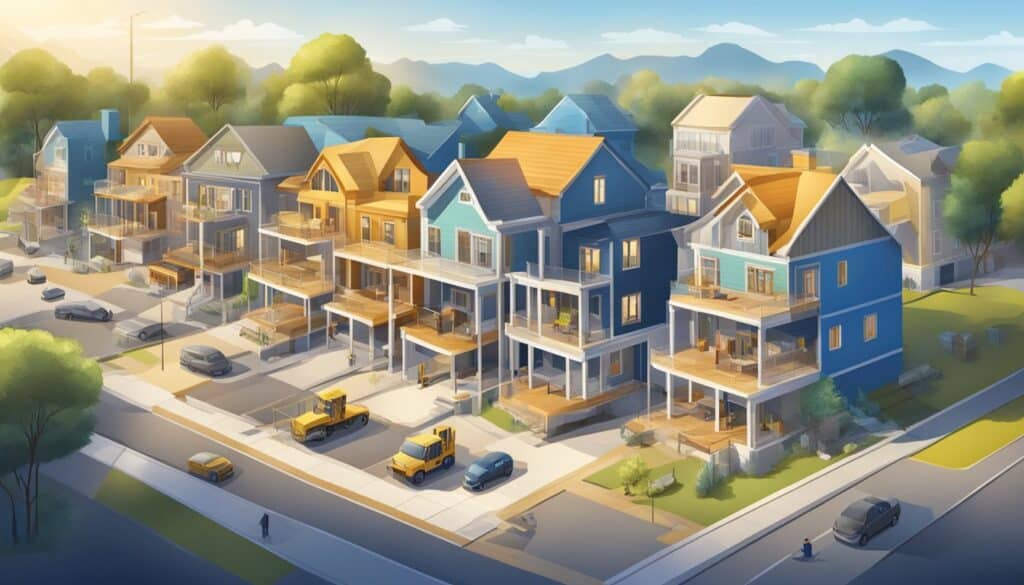 A hotly anticipated PC sequel featuring an isometric view of a city with houses and cars.